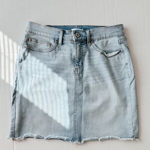 LC Lauren Conrad Blue Mini Pencil Skirt Casual